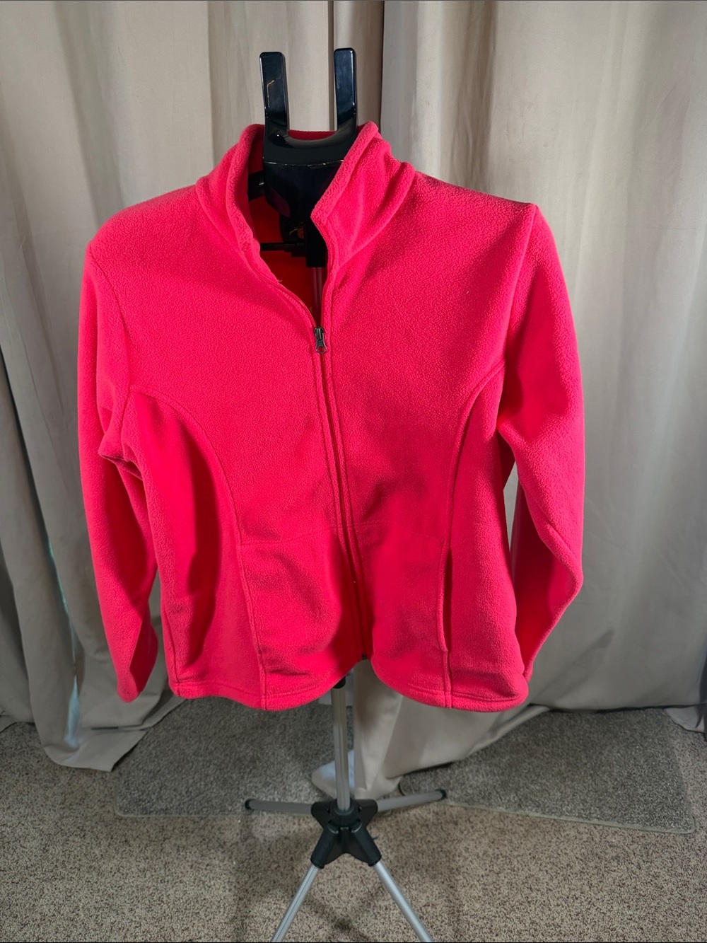 Bass Pro Shops Bright Pink Teddy Zip-Up Jacket